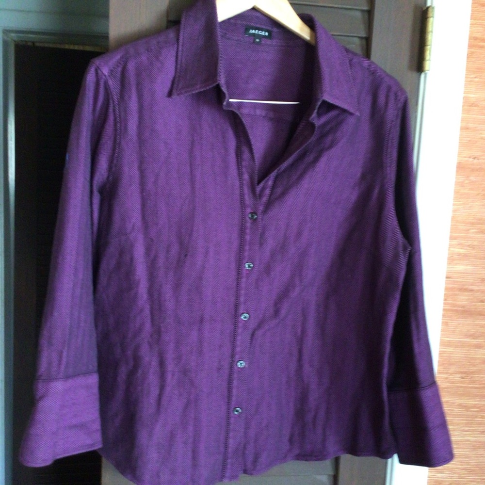 Jaeger Purple Europe Size18 /Americans 16 Shirt